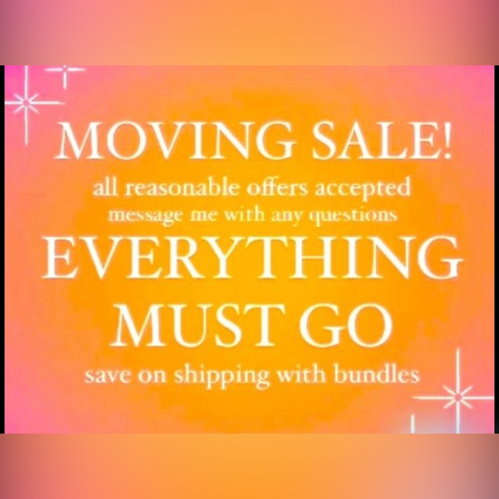 Vibrant Moving Sale Poster